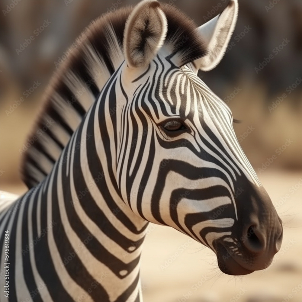 Naklejka premium Preciosa imagen de vivos colores de tus compañeros mas fieles, los animales, disfruta de ella y de su tierna mirada