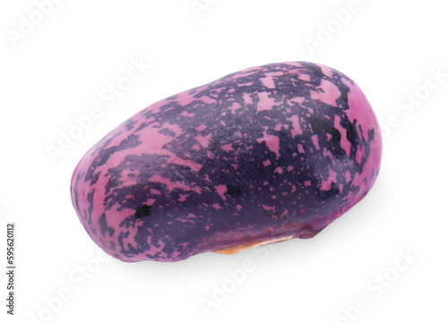 Dry kidney bean isolated on white, top view