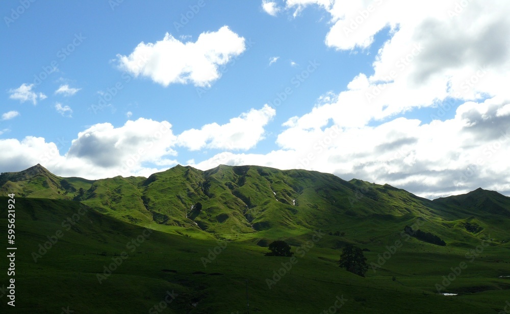 Fototapeta premium mountain landscape with clouds