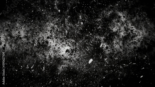 Abstract black and white speckled texture  grunge grainy black and white background with particles  old and dusty black and white texture