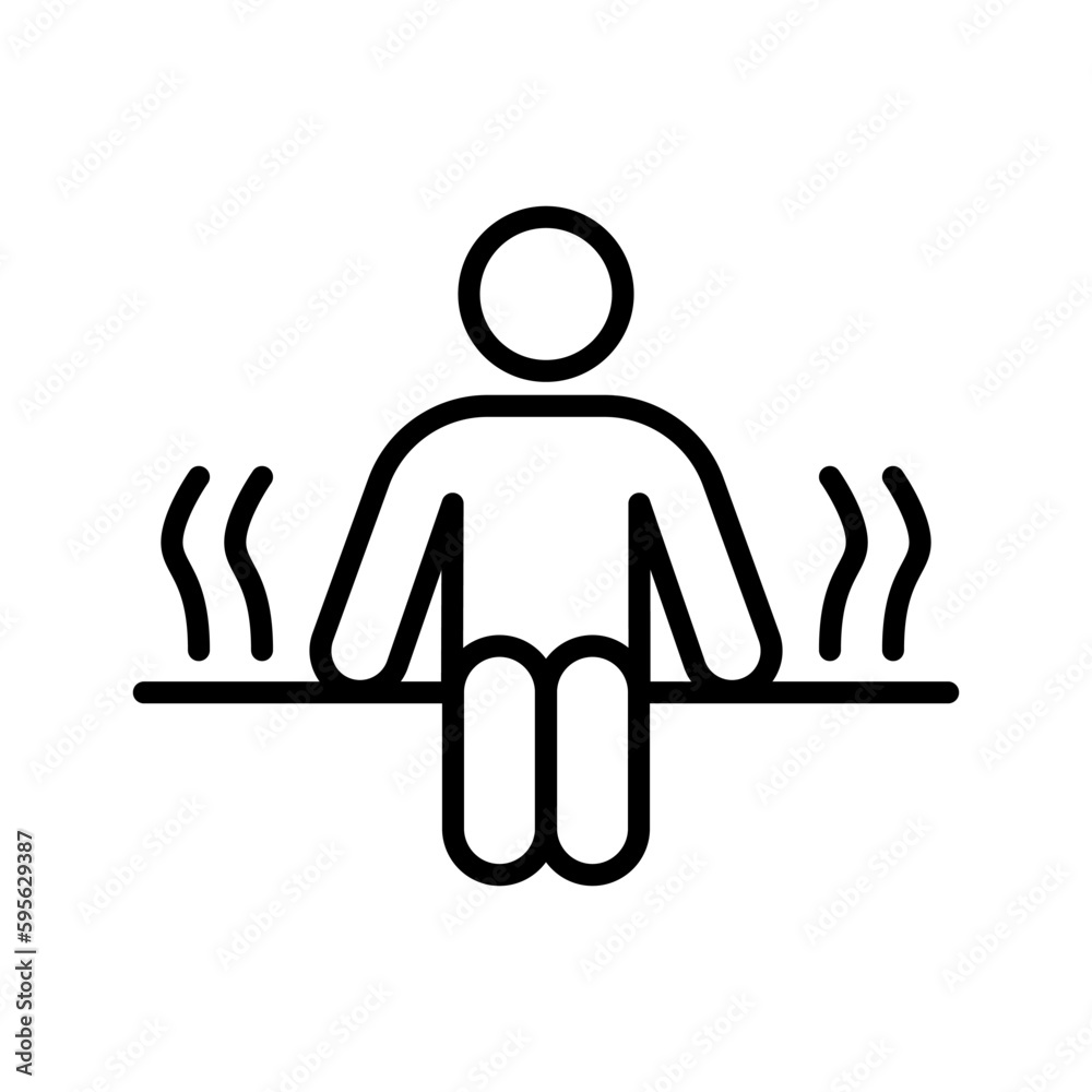 Sauna room outline vector icon isolated on white background. Sauna room line icon for web, mobile and ui design. Sauna room outline vector icon isolated on white background. Sauna room line icon for web, mobile and ui design.