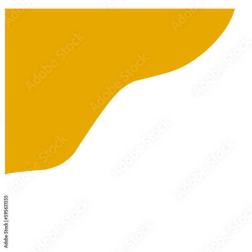 Gold Melted Angle Border