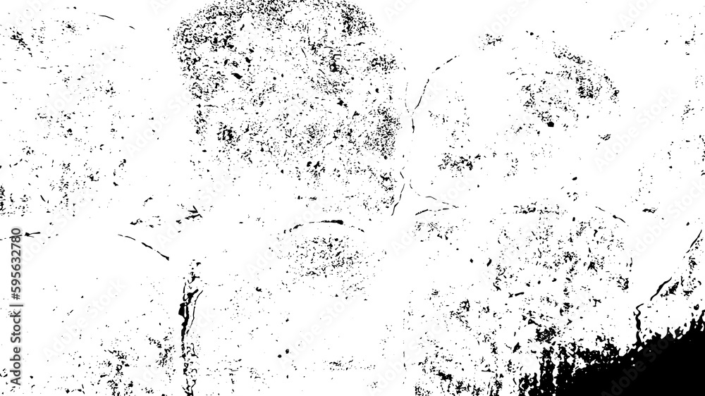 Obraz premium Rustic grunge texture with grain and stains. Abstract noise background. PNG graphic illustration with transparent background.