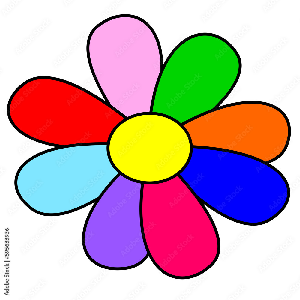 colorful flower colorful flower