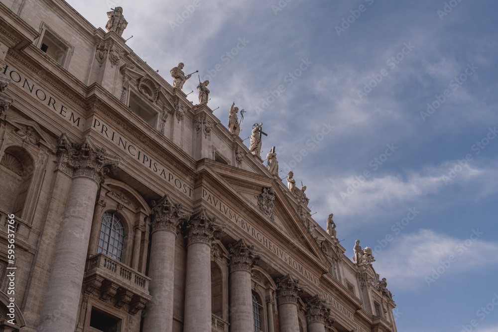 Rome Vatican outside beautiful old roman empire Rome Vatican outside beautiful old roman empire