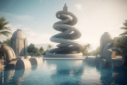 fountain in the park