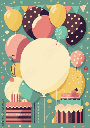 A set of festive vector backgrounds for text, perfect for adding a touch of celebration to your designs. Whether it's a birthday, wedding, baby shower, or party, these backgrounds feature colorful ele