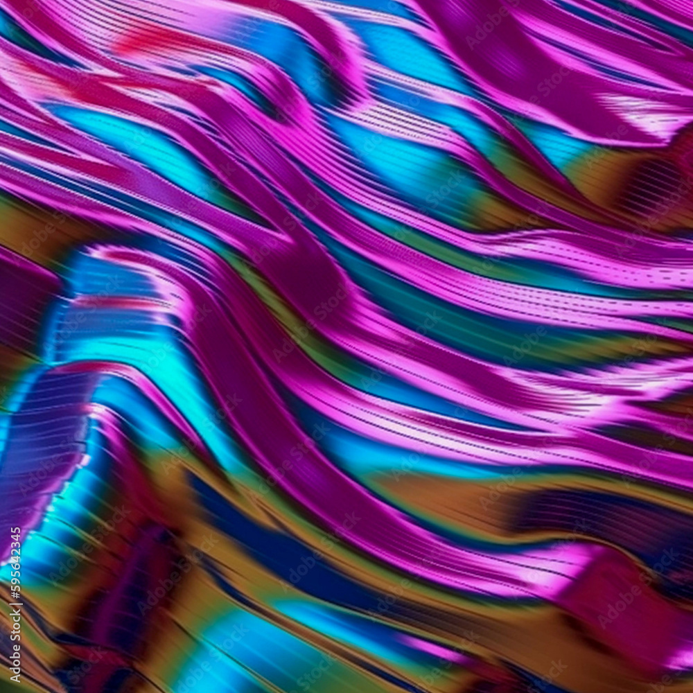 Chrome foil flat plastic background, Generative AI Chrome foil flat plastic background, Generative AI