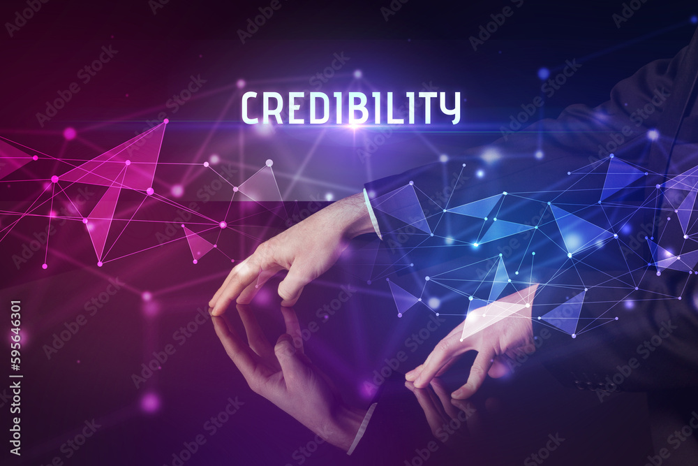 Businessman touching huge screen concept Businessman touching huge screen concept
