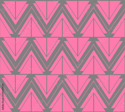 seamless pattern abstract pink gray geometric triangles