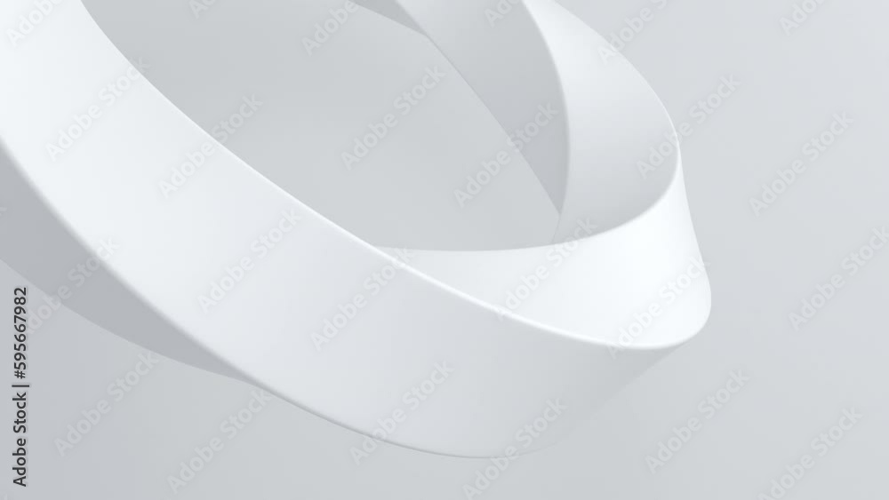 3d curve animation abstract background. Clean motion texture for modern business presentation. Simple geometric concept. Seamless loop.