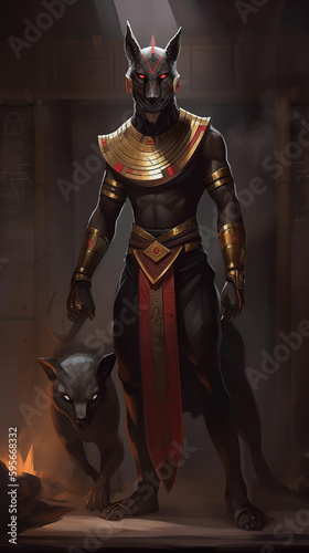 Anubis  the Egyptian protector god  guardian and guide of the dead