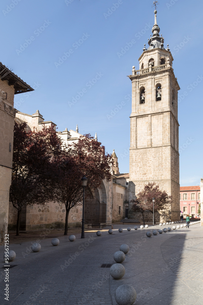 Tower of the collegiate church of Talavera de la Reina, Toledo, Spain