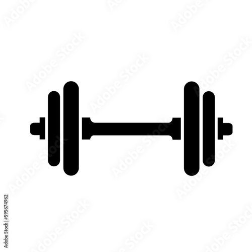 dumbbell isolated on white background