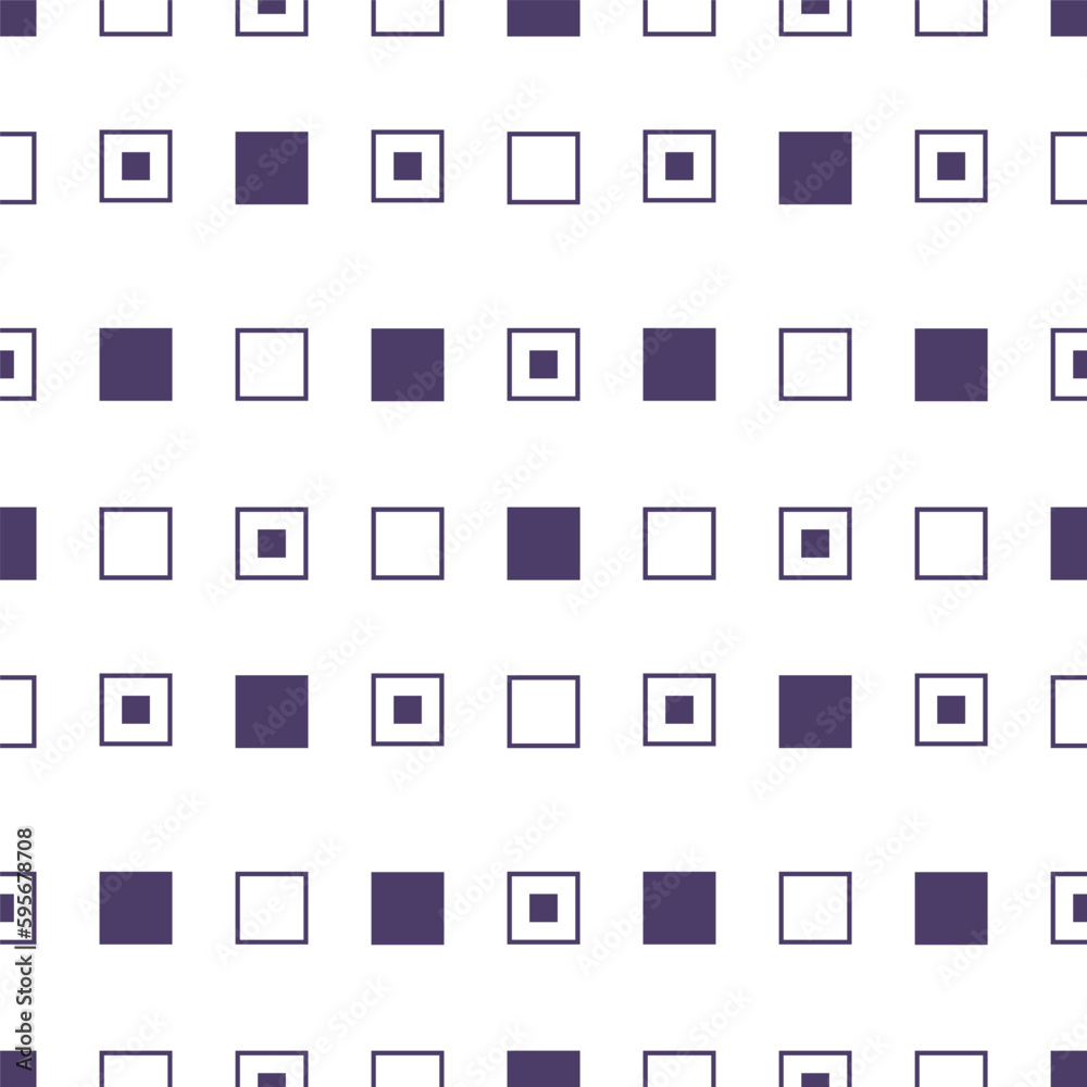 Seamless pattern with different styled squares Seamless pattern with different styled squares