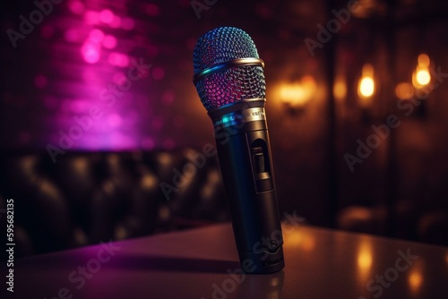 Enjoy singing and entertainment with a fun karaoke microphone at your event. Generative AI