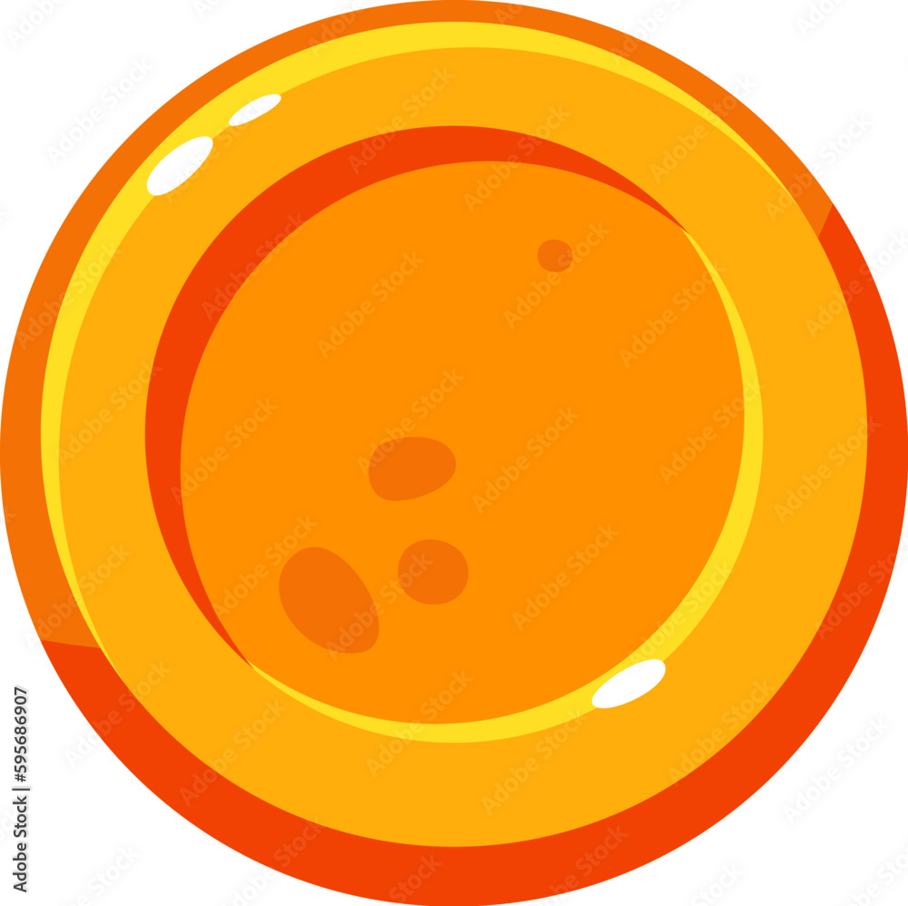 Round Game Button Round Game Button