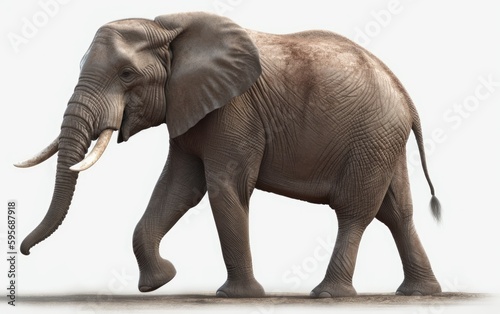 An elephant in a background safari animals elephant wallpaper Generative AI