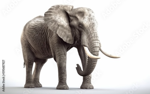 An elephant in a background safari animals elephant wallpaper Generative AI