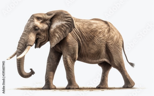 An elephant in a background safari animals elephant wallpaper Generative AI