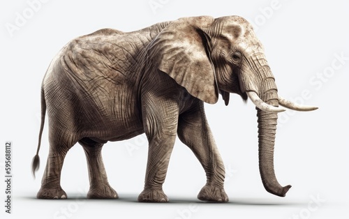 An elephant in a background safari animals elephant wallpaper Generative AI