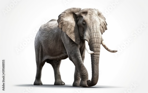 An elephant in a background safari animals elephant wallpaper Generative AI