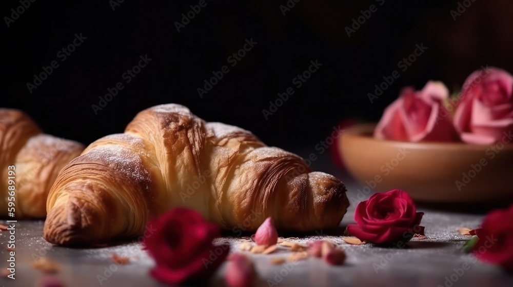 Fresh croissan. Generative AI Fresh croissan. Generative AI