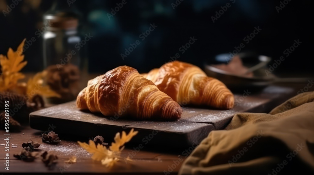 Fresh croissan. Generative AI Fresh croissan. Generative AI