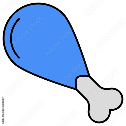 A perfect design icon of drumstick