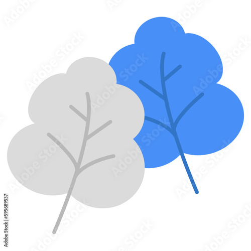 Editable design icon of parsley 