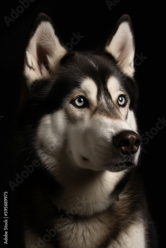 generative ai  amazing portrait of dog