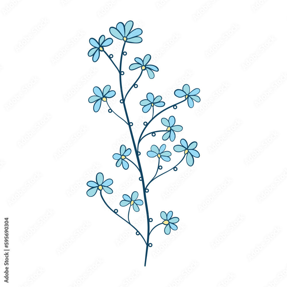 abstract floral tree abstract floral tree