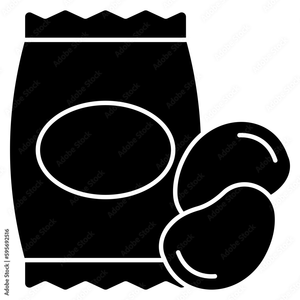 Perfect design icon of coffee beans Perfect design icon of coffee beans
