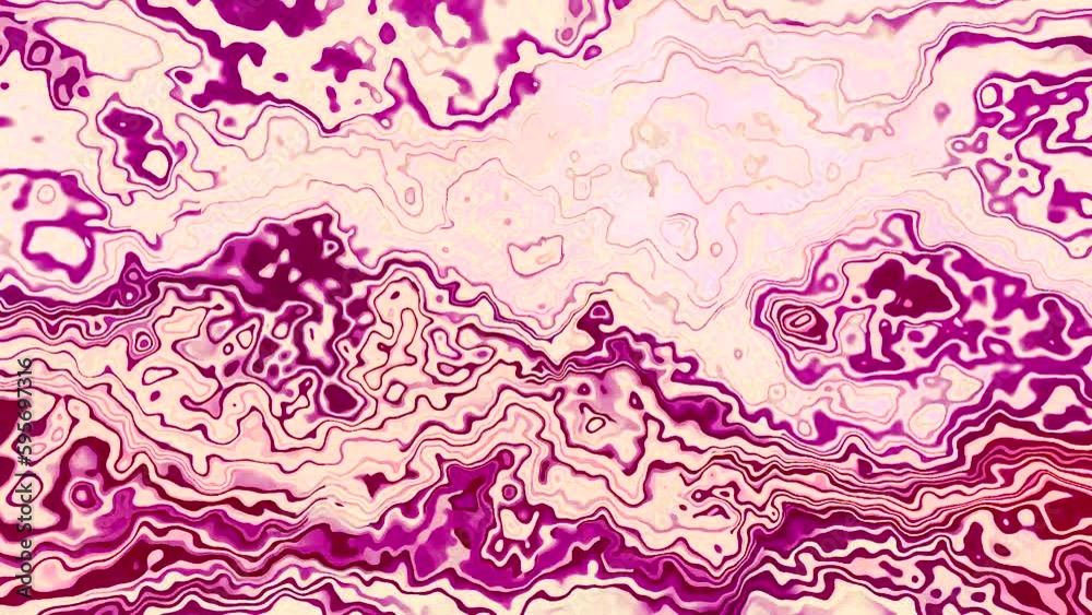 Psychedelic flashing pattern of bright curved lines. Motion. Flashing ...