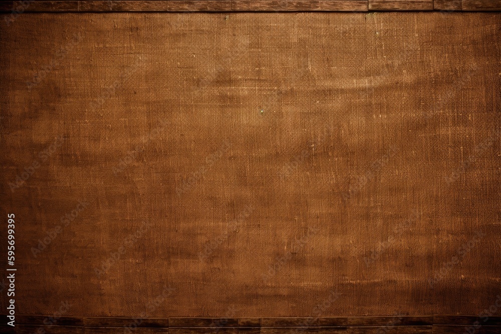 Fototapeta premium plain brown background with a black border. Generative AI