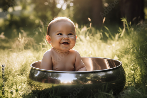 Baby Sunshine Pot, AI Generated