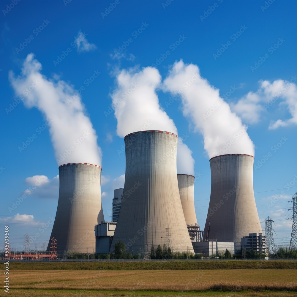 nuclear power station. generative ai 