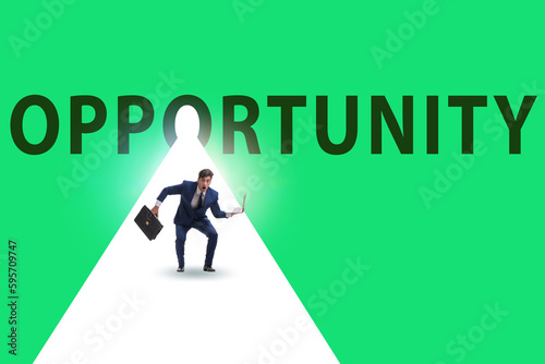 Opportunity concept with business people