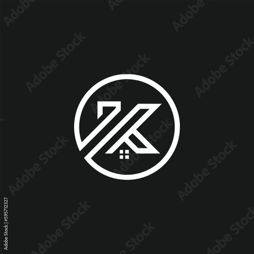 Free Download k real estate logo design - GFXLoad