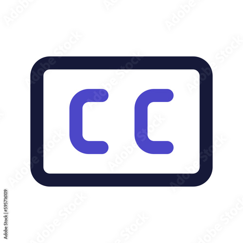 caption icon