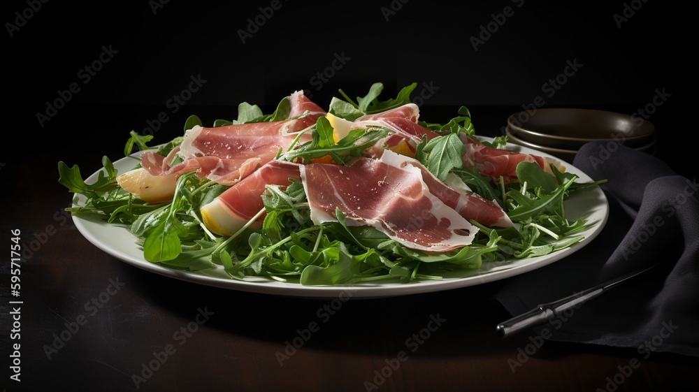 Parma Ham and Arugula Salad