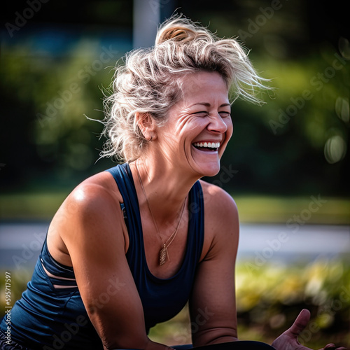 Athletic After 50, Woman fitness, AI Generated