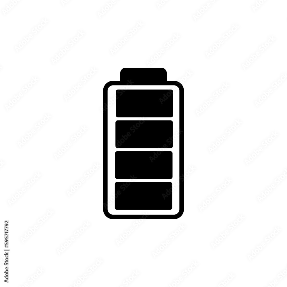 Battery icon vector. Battery charge indicator icon. Battery icon vector. Battery charge indicator icon.