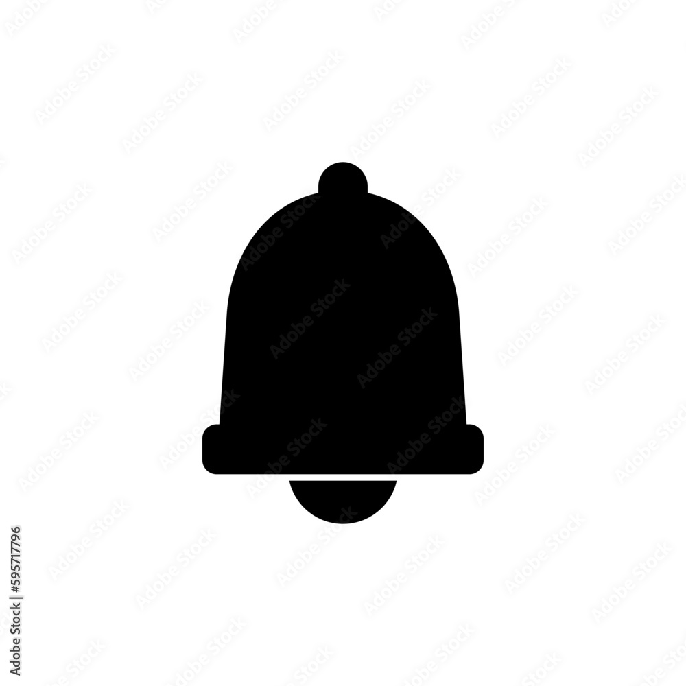 Bell Icon vector in trendy flat style isolated. Notification symbol web site design Bell Icon vector in trendy flat style isolated. Notification symbol web site design