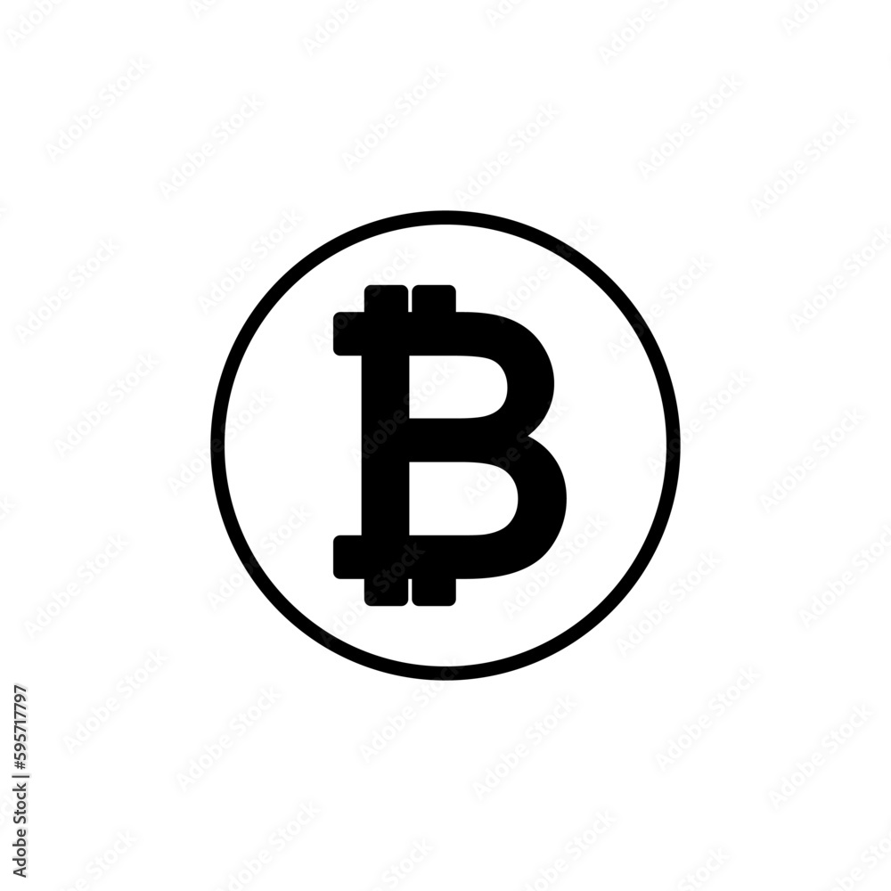 Bitcoin icon vector. payment symbol. Cryptocurrency logo. Bitcoin icon vector. payment symbol. Cryptocurrency logo.
