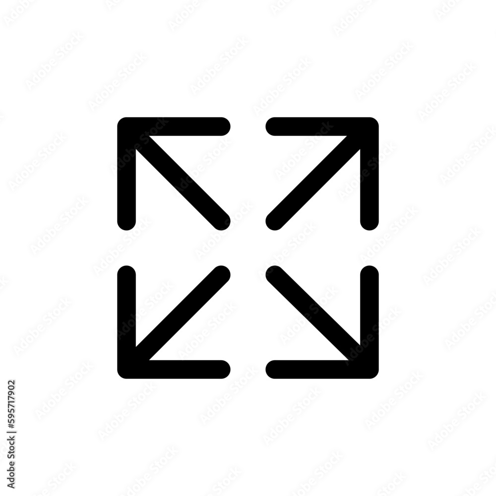 Fullscreen icon vector. expand fullscreen icon Fullscreen icon vector. expand fullscreen icon