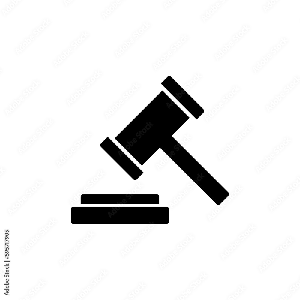 Gavel icon vector. judge gavel icon. auction hammer Gavel icon vector. judge gavel icon. auction hammer