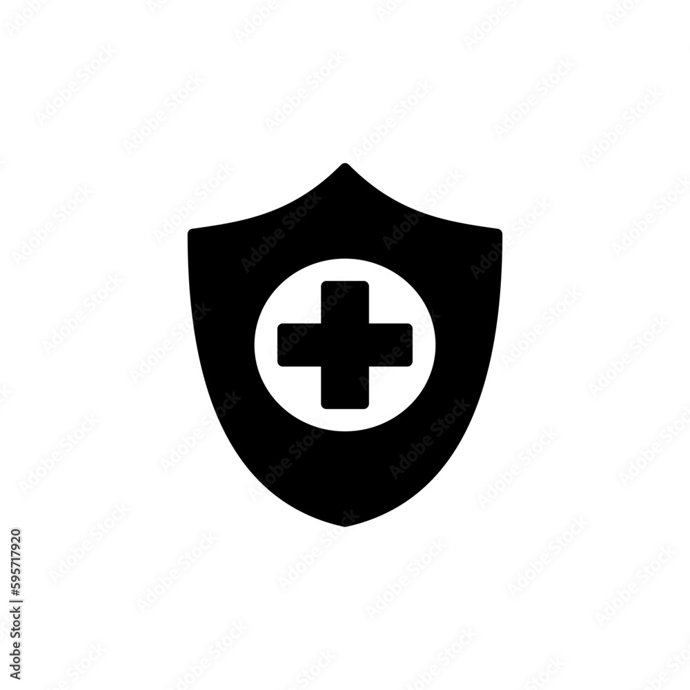 Obraz premium Health insurance icon vector. medical insurance icon