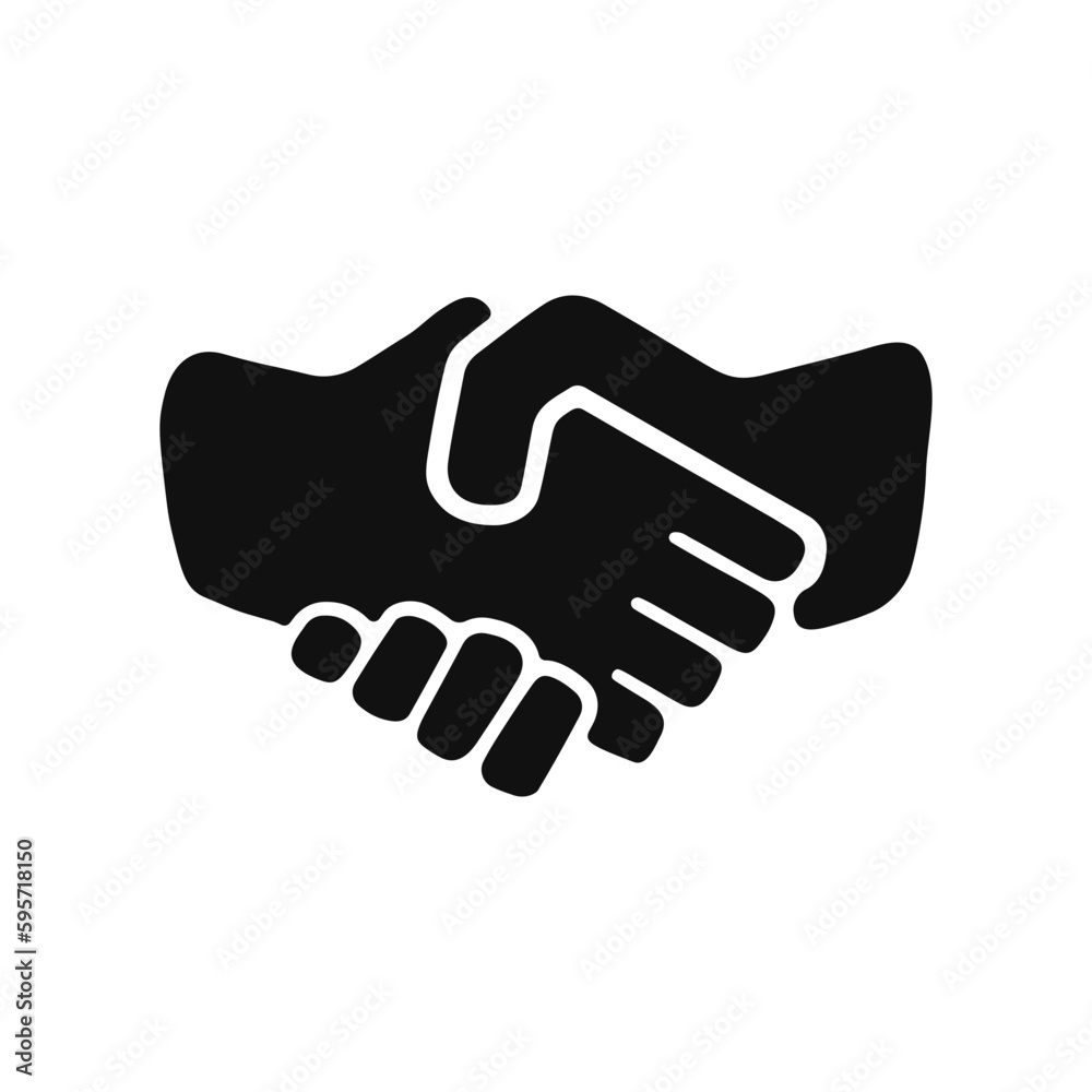 Strong handshake icon Strong handshake icon