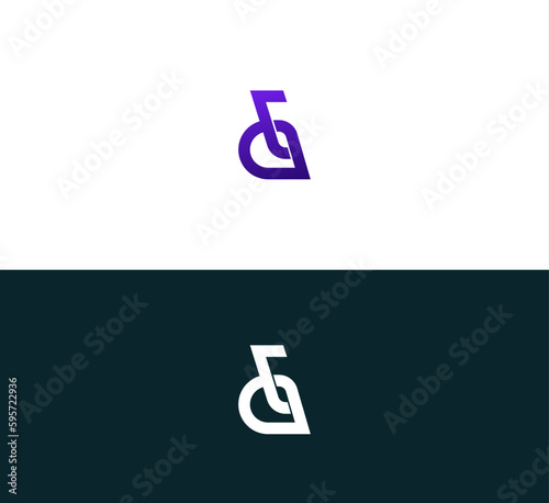 Letter D logo icon design template elements